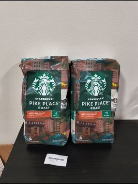 Starbucks Pike Place Roast 100% Arabica Medium Roast Ground 32oz/ 2lb x2 bags